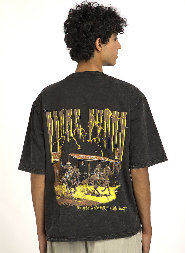 ACID WASH COWBOY T-SHIRT