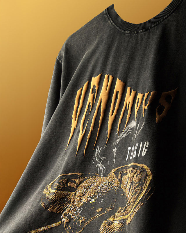 ACID WASH VENOMOUS T-SHIRT