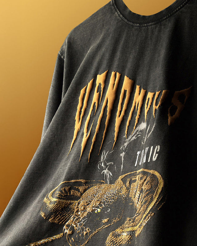 ACID WASH VENOMOUS T-SHIRT