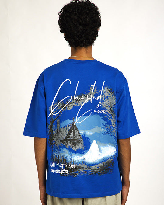 BLUE GHOSTED T-SHIRT