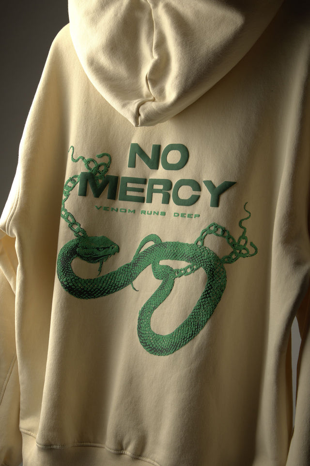 CREAM NO MERCY HOODIE