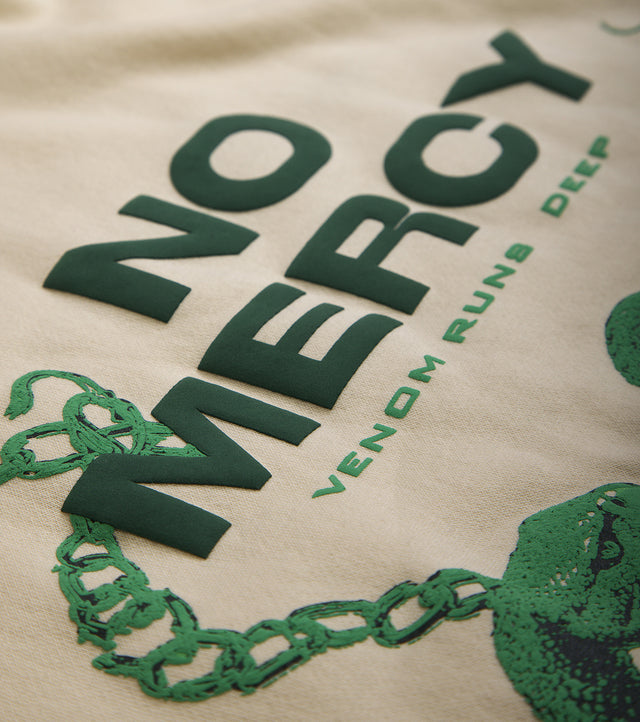 CREAM NO MERCY HOODIE