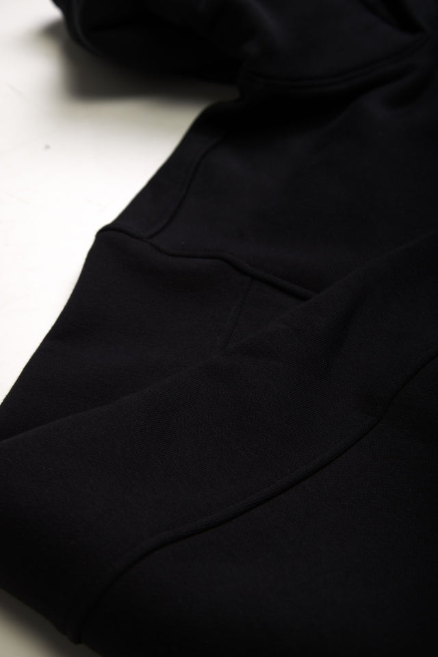 BLACK WILDSCRIPT OVERSIZED HOODIE