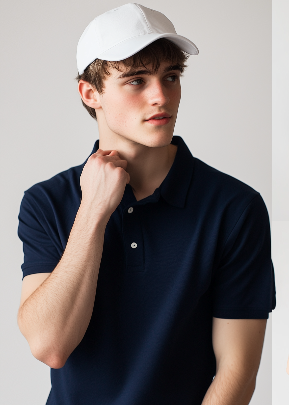 100 cotton Polo T shirt Navy Blue BbARE BUNNY