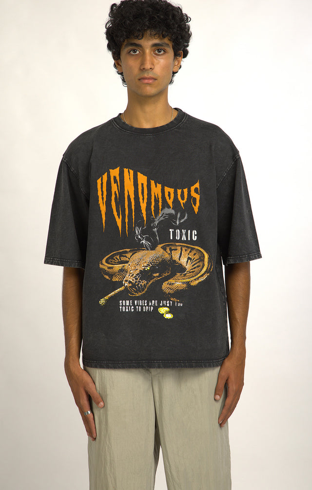 ACID WASH VENOMOUS T-SHIRT