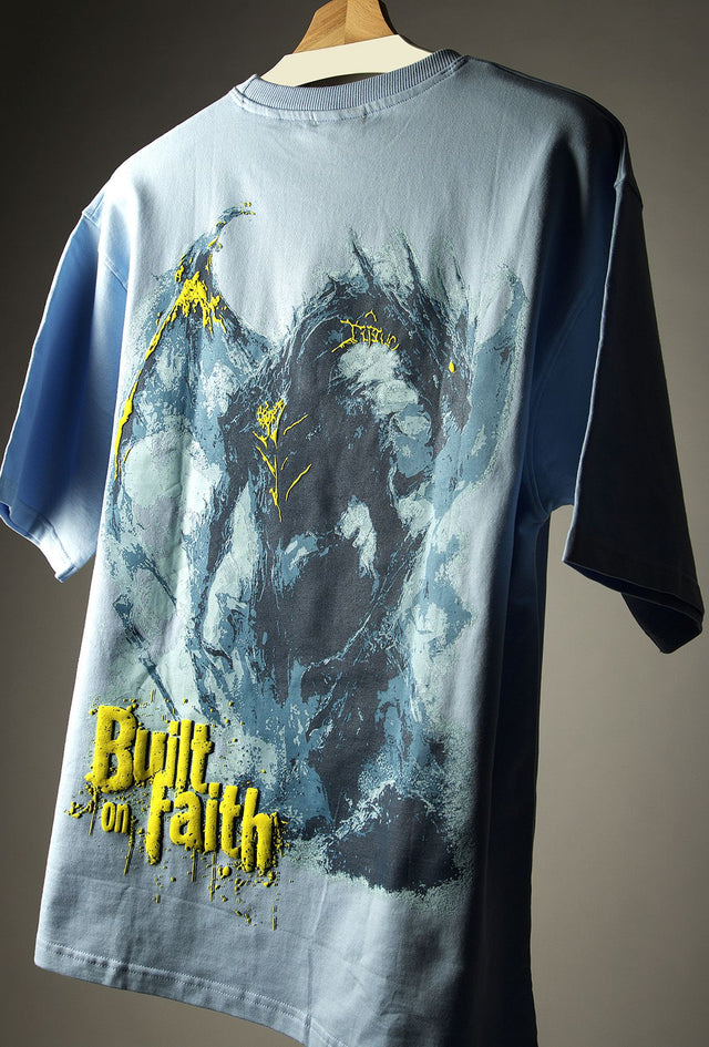 SKY BLUE DRAGON T-SHIRT