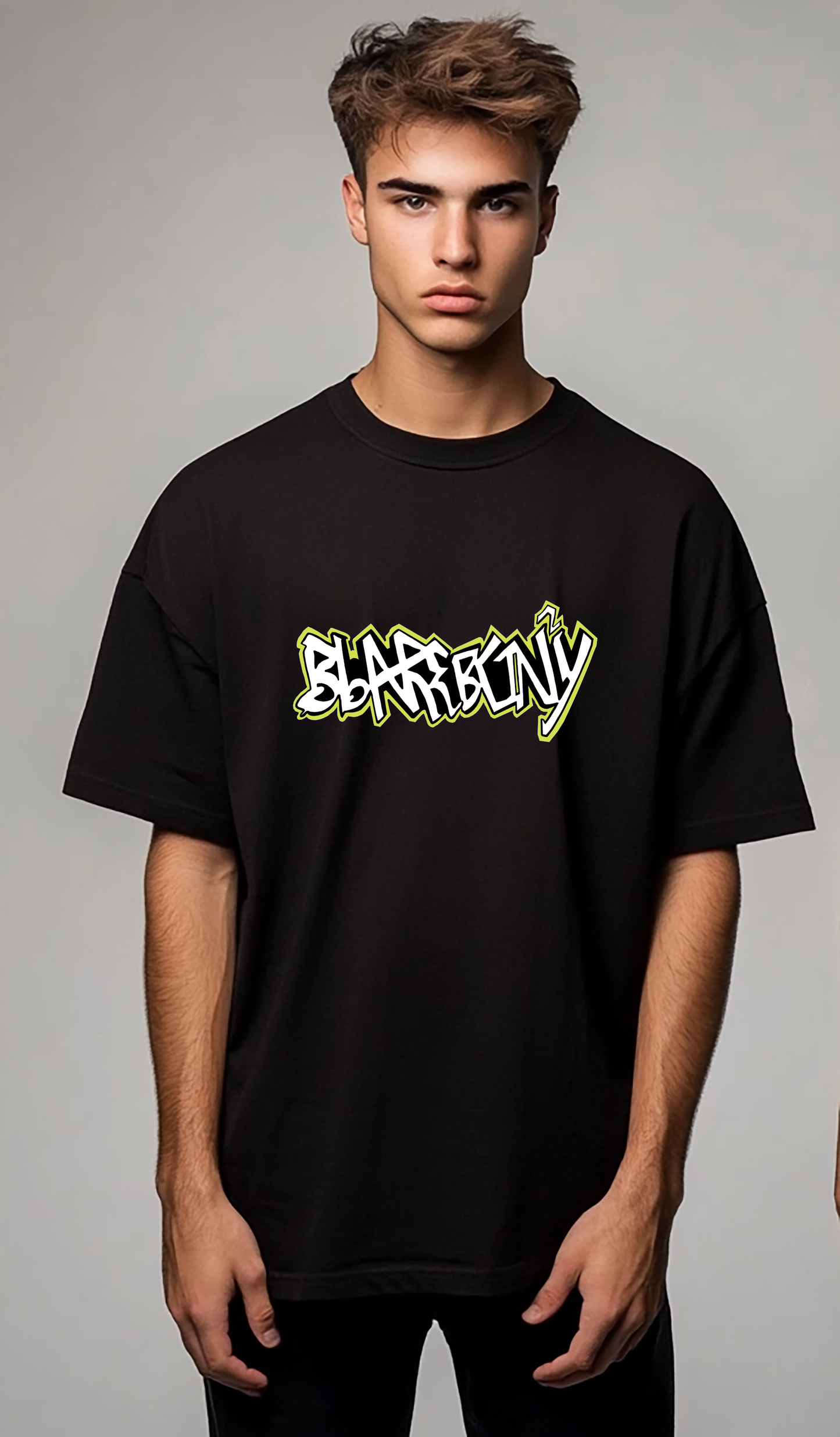 Graffiti Oversized T-shirt (Multi-color)