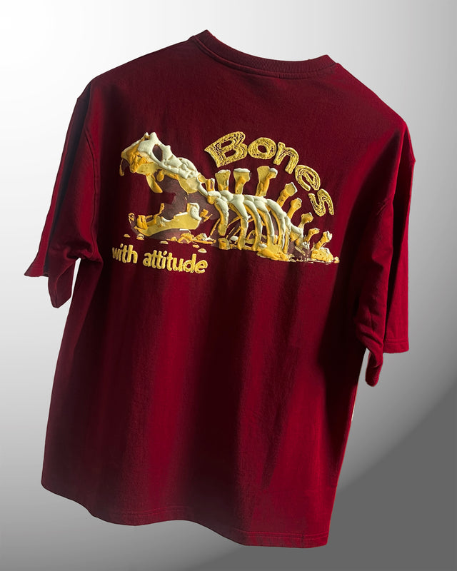 MAROON BONES WITH ATTITUDE T-SHIRT